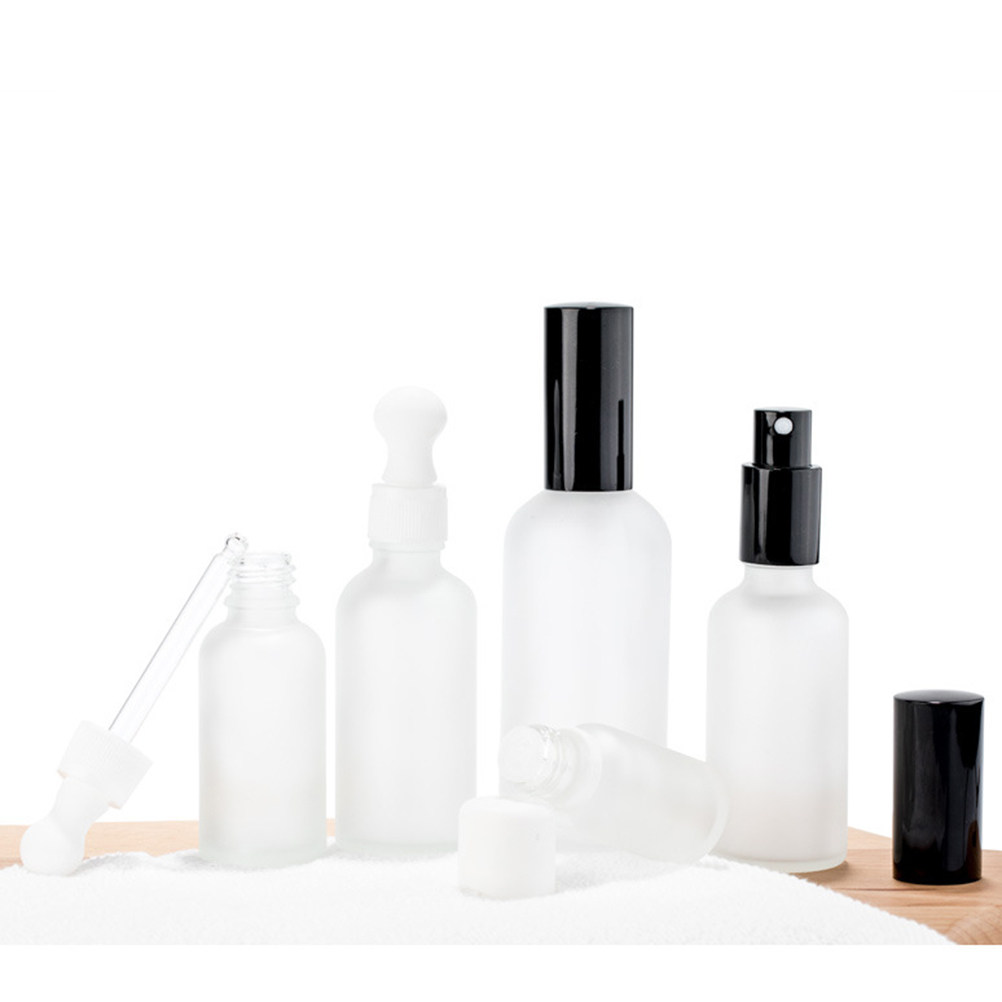 Misting Bottle Fine - 2Pcs 100Ml 젖빛 유리 스프레이 병