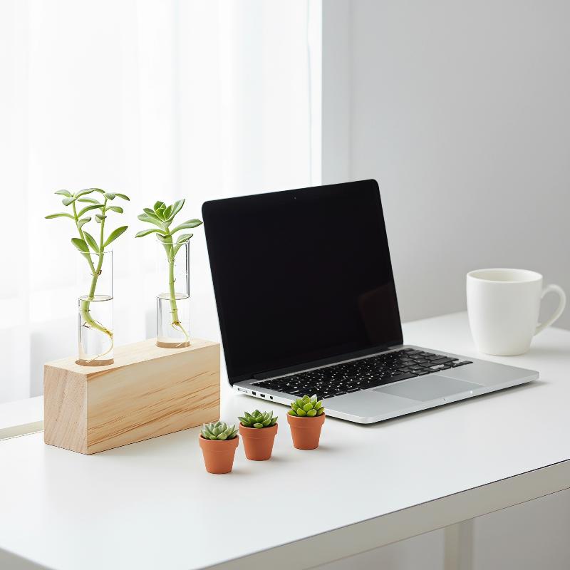 Propagation Station Vase - 테스트 튜브 유리 화병 식물 번식
