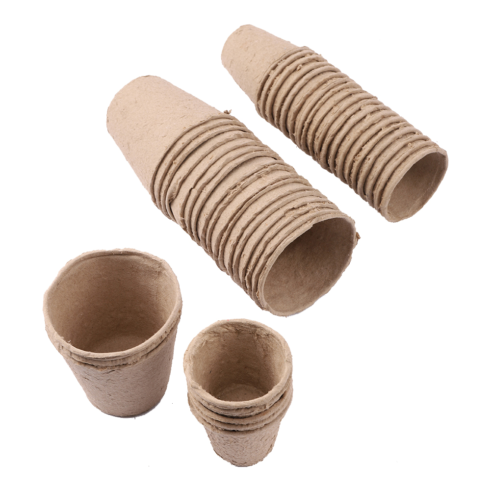 Peat Pellet Tray - 20pcs 6.2cm 환경 보호 정원 라운드